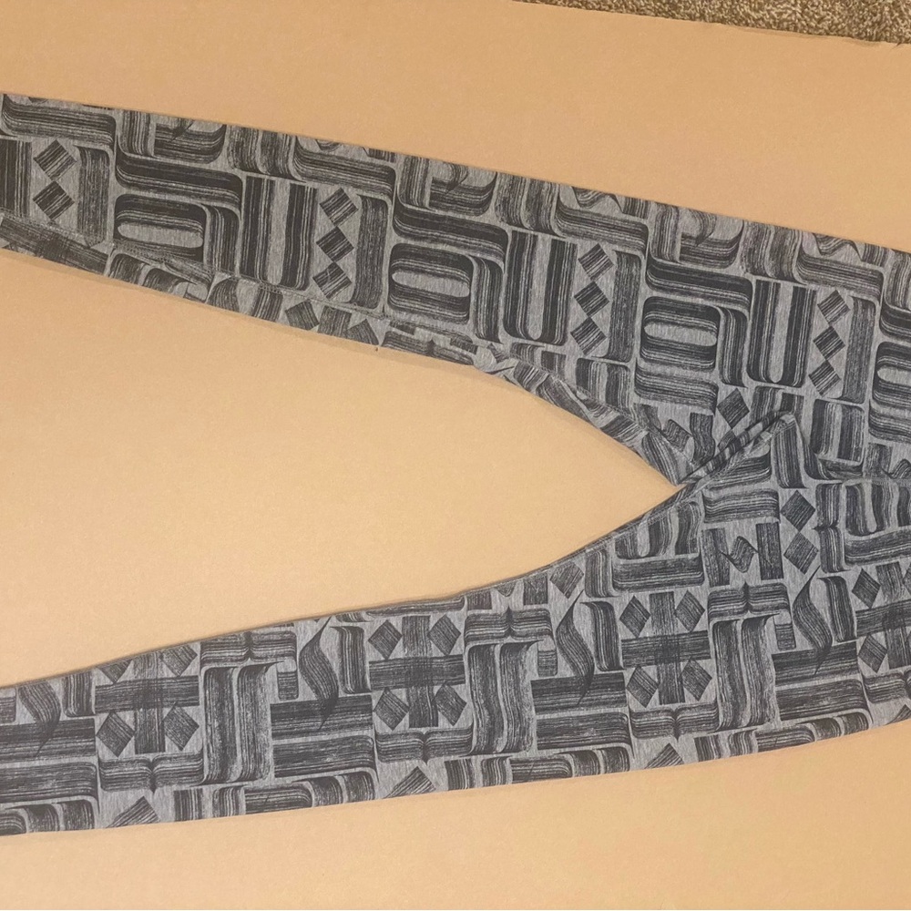 Nike Gray and Black Leggings